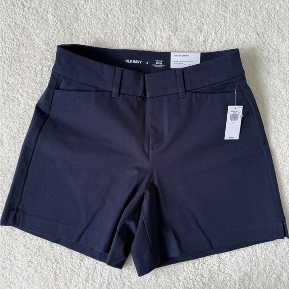 NWT old navy pixie shorts size 2 navy blue - Picture 1 of 6